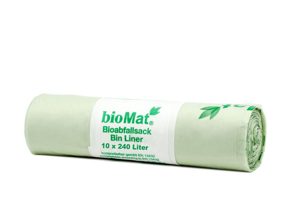 Biomat komposterbare containerposer 240L - 10 stk.