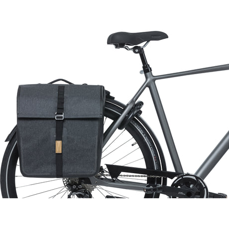 Basil dobbelt cykeltaske urban dry mik 50 liter - kul