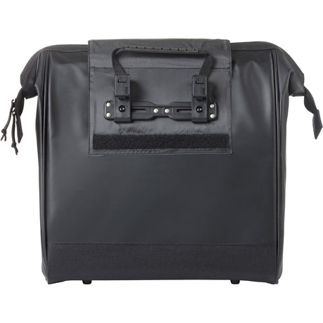 Basilikum taske grand presenning shopper sorte mik kroge | 23 l