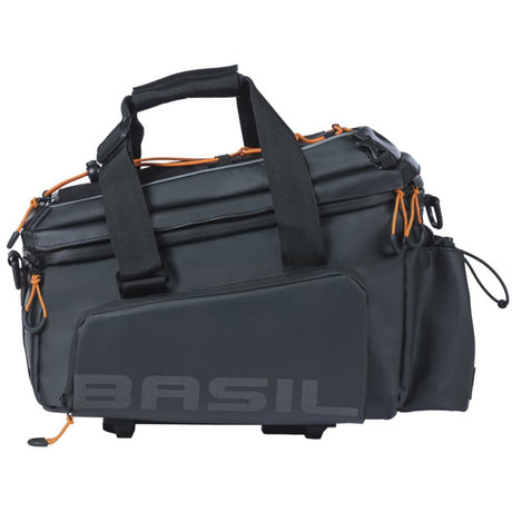 Basilikum pakket taske miles xl pro bagagerumstaske miles xl pro mik 2.0 sort orange