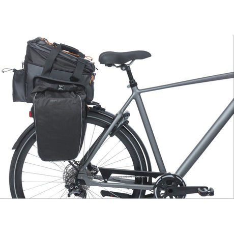 Basilikum pakket taske miles xl pro bagagerumstaske miles xl pro mik 2.0 sort orange