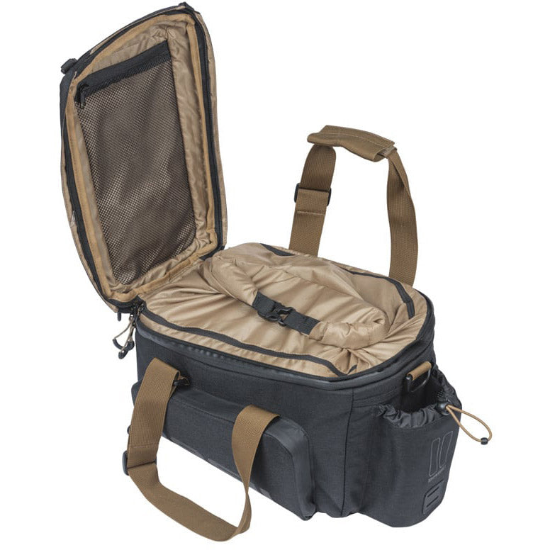 Basilikum pakket taske miles xl pro bagagerumstaske miles xl pro mik 2.0 sort skifer
