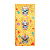 Dia de los muertos strandhåndklæde i mikrofiber