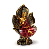 Rødguld Thai Buddha siddende lotus