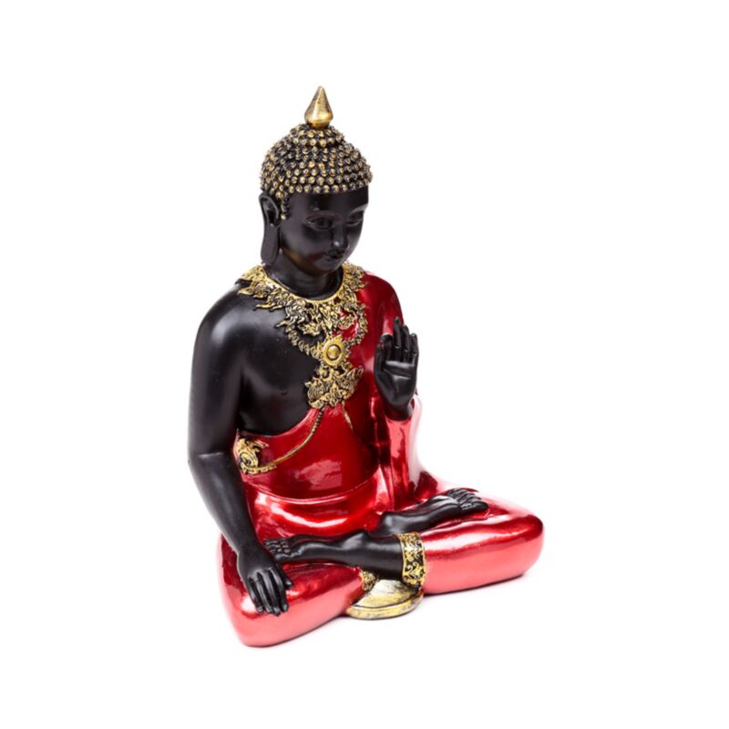Rød, sort guld Thai Buddha meditation
