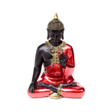 Rød, sort guld Thai Buddha meditation