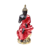 Rød, sort guld Thai Buddha belysning