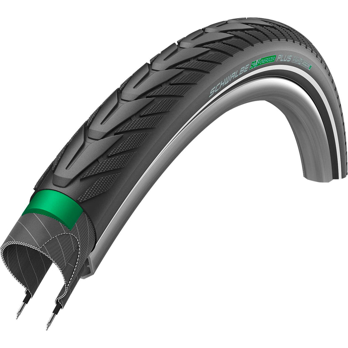 Schwalbe 25x dækenergigiver plus 28 x 1,40 zw refl