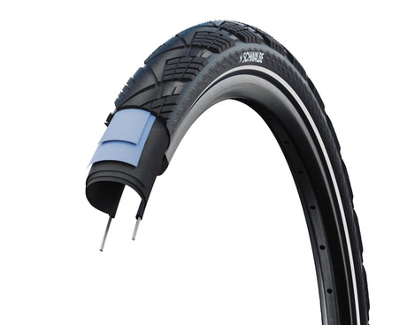 Schwalbe clincher marathon effektivitet 40-622 +r sort