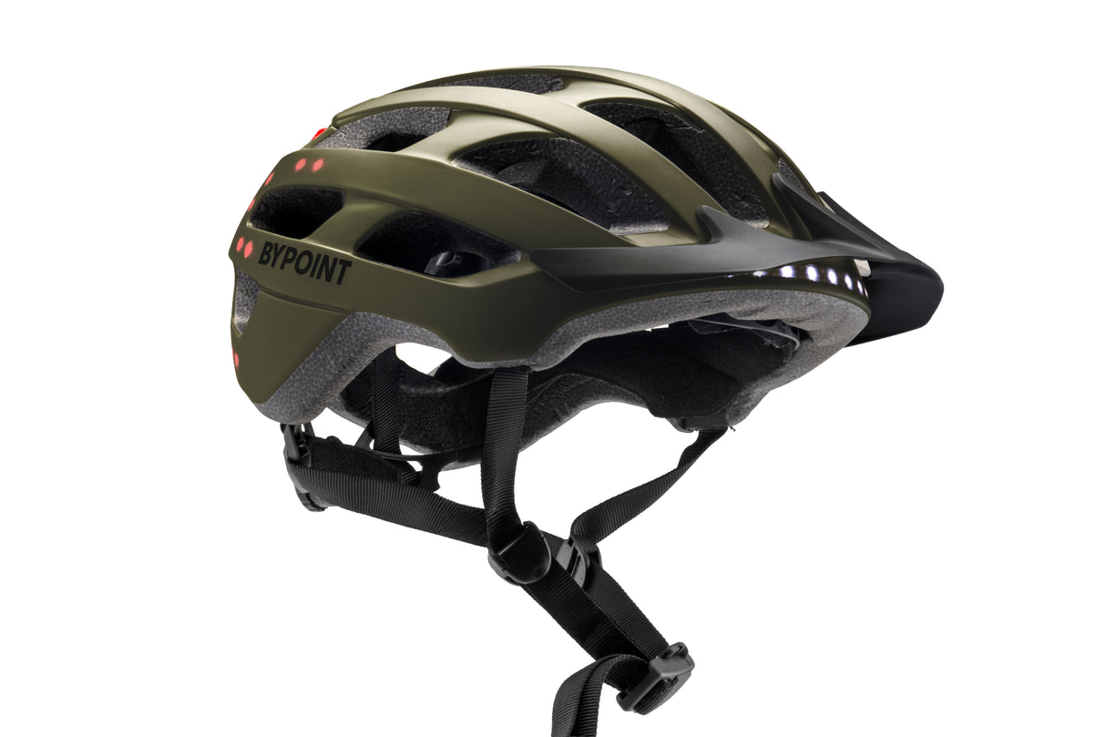 Bypoint hjelm s-ert fl mosgrøn m 54-58cm