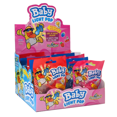 Sjov slik baby light pop (12 stykker)