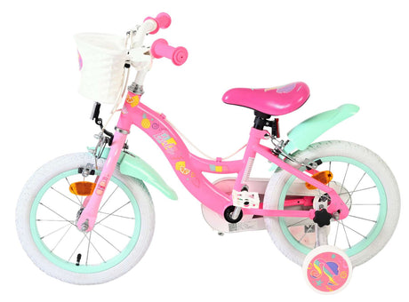 Barbie børnecykel - piger - 14 tommer - pink - to håndbremser