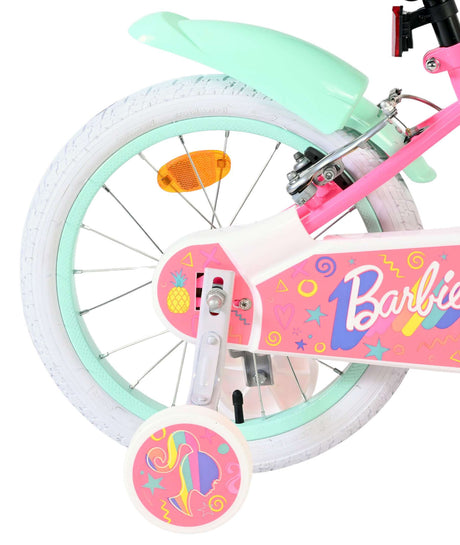 Barbie børnecykel - piger - 16 tommer - pink - to håndbremser