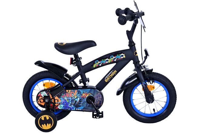 Batman børnecykel - drenge - 12 tommer - sort