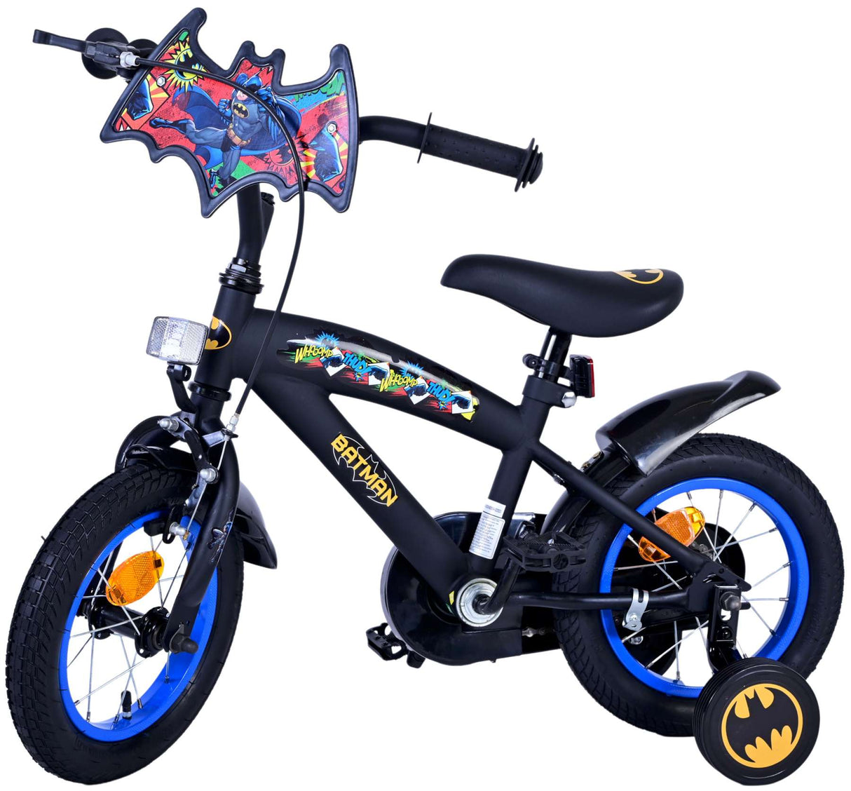 Batman børnecykel - drenge - 12 tommer - sort