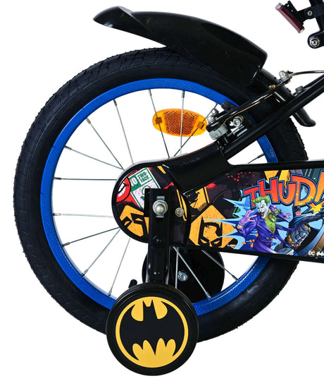 Batman børnecykel - drenge - 16 tommer - sort - 2 håndbremser
