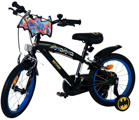 Batman børnecykel - drenge - 16 tommer - sort - 2 håndbremser