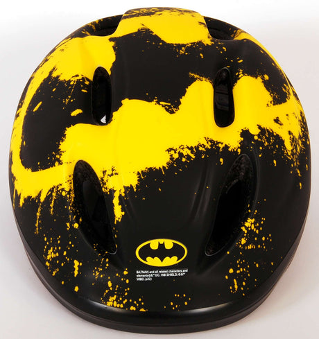 Skate cykelhjelm Batman Junigoud 52-56 cm sort gul