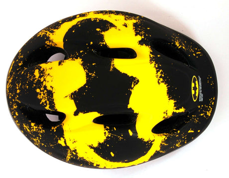 Skate cykelhjelm Batman Junigoud 52-56 cm sort gul