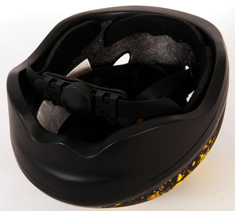 Skate cykelhjelm Batman Junigoud 52-56 cm sort gul