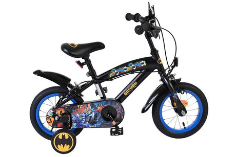 Batman børnecykel - drenge - 12 tommer - sort - to håndbremser