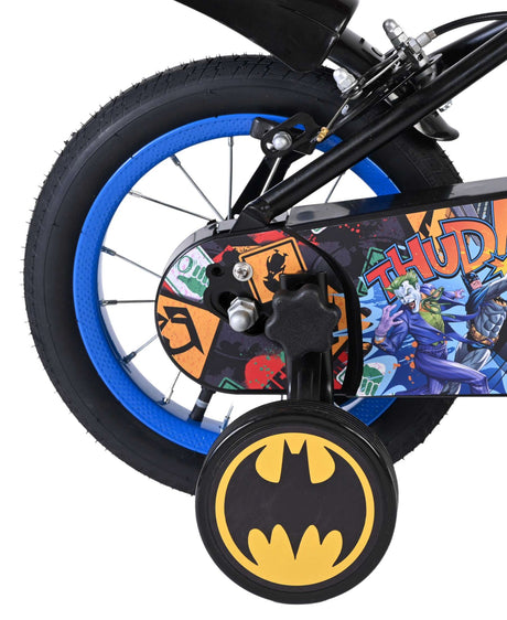 Batman børnecykel - drenge - 12 tommer - sort - to håndbremser