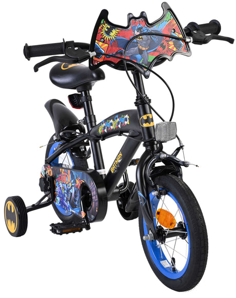 Batman børnecykel - drenge - 12 tommer - sort - to håndbremser