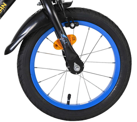 Batman børnecykel - drenge - 14 tommer - sort - to håndbremser