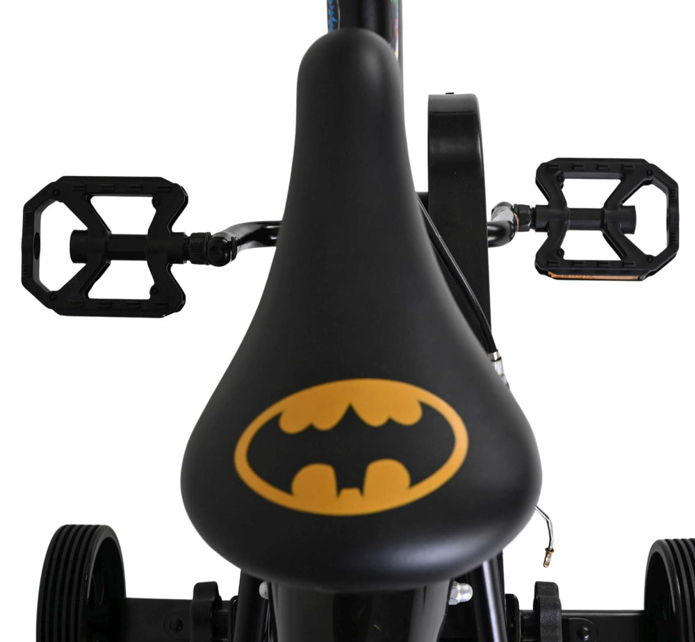 Batman børnecykel - drenge - 14 tommer - sort - to håndbremser