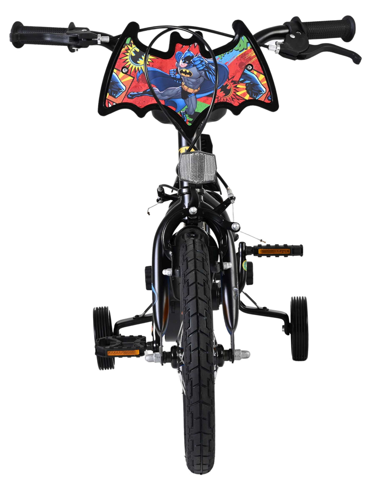 Batman børnecykel - drenge - 14 tommer - sort - to håndbremser