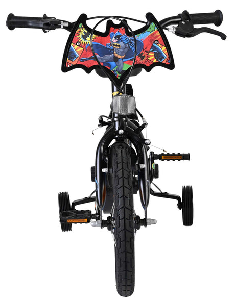 Batman børnecykel - drenge - 14 tommer - sort - to håndbremser