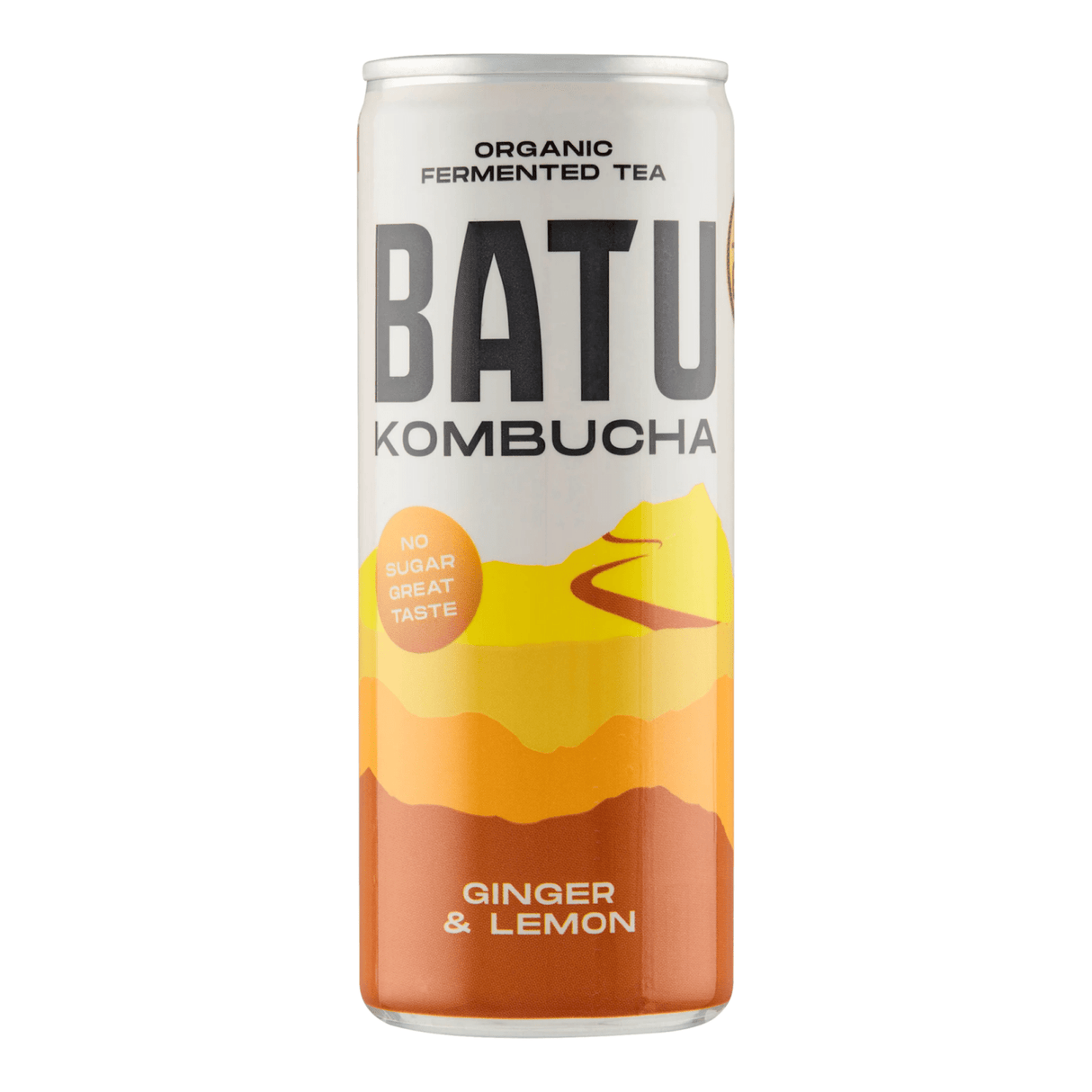 Batu kombucha ingefær citrondåse (12x 25cl)