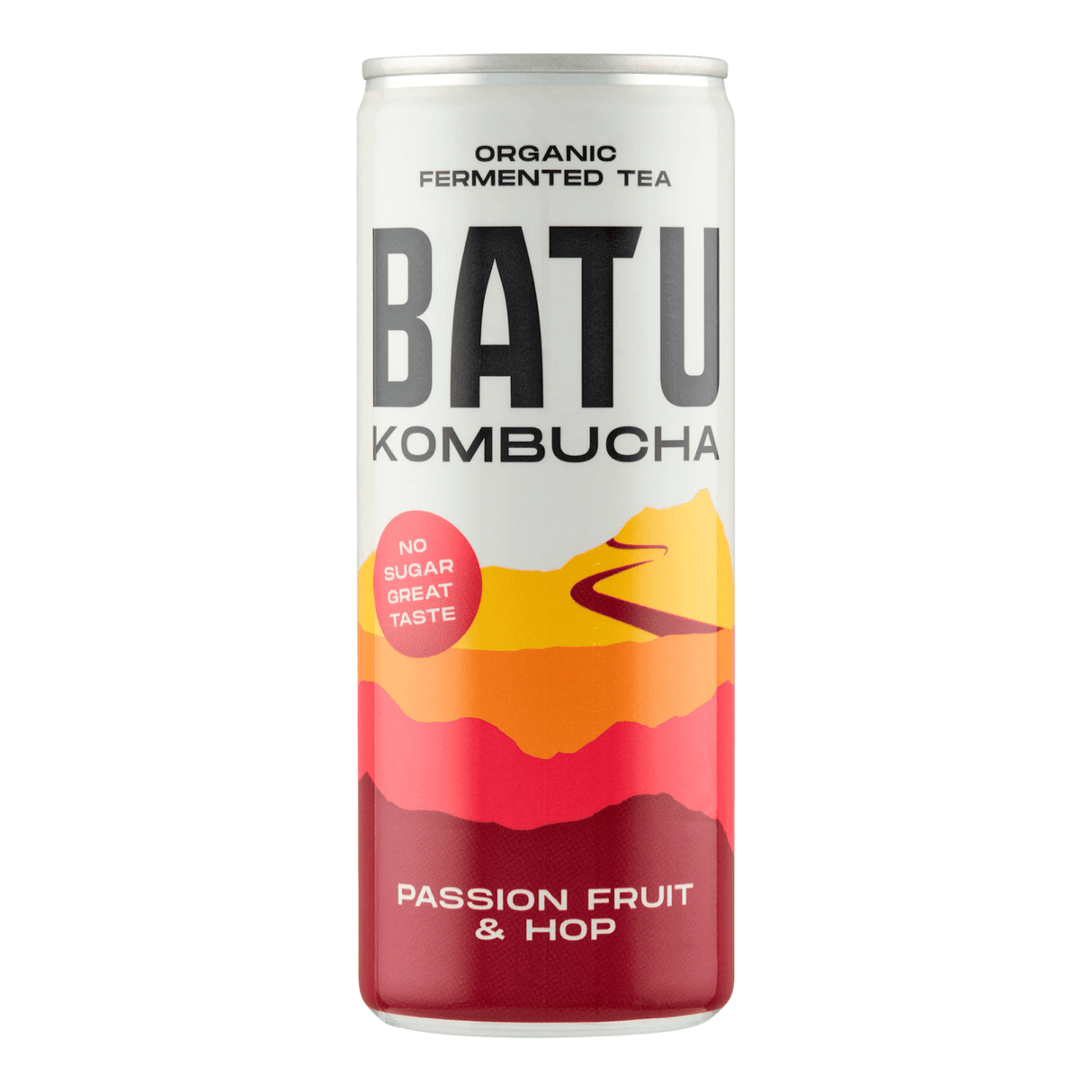 Batu kombucha passionsfrugt humle dåse (12x 25cl)