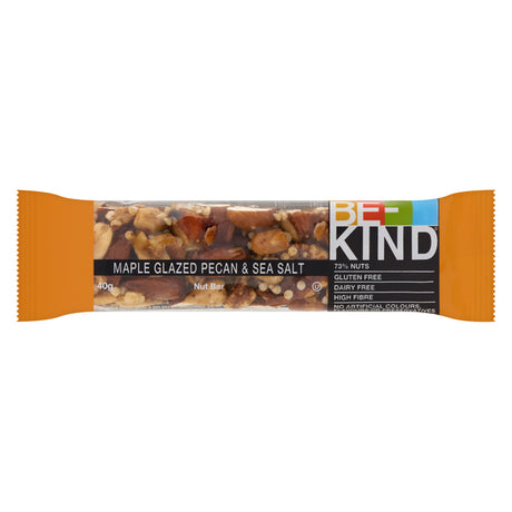 Be-kind single maple glazed pecan seasalt (12x 40gr)