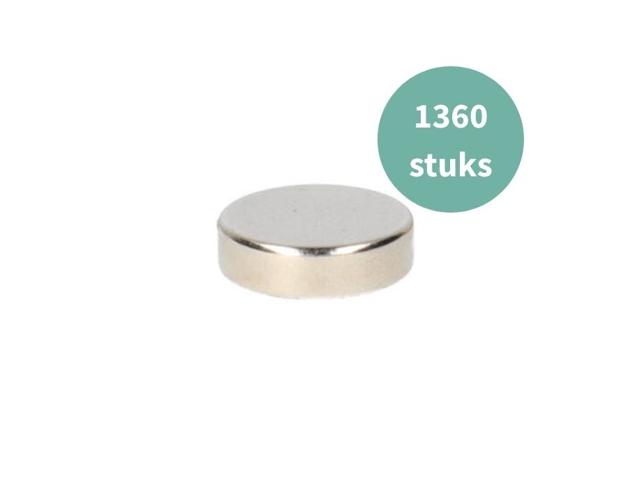 Spare topper blok magneter - 10mm x 3mm - n48 - 1360 stk.