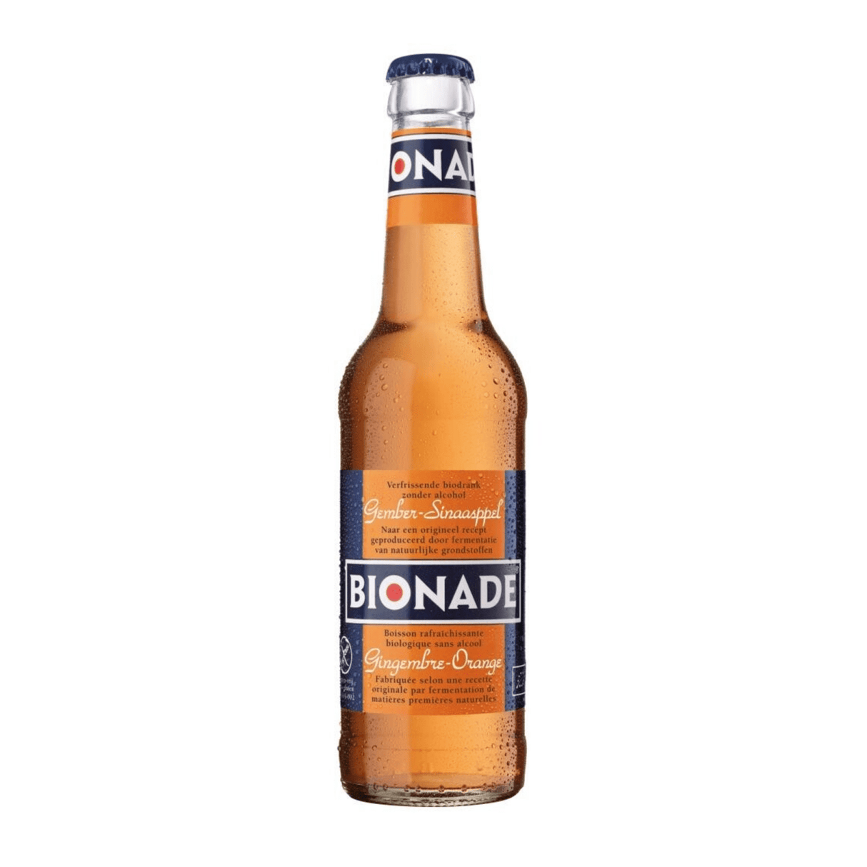 Bionade ingefær appelsinflaske (12x 33cl)