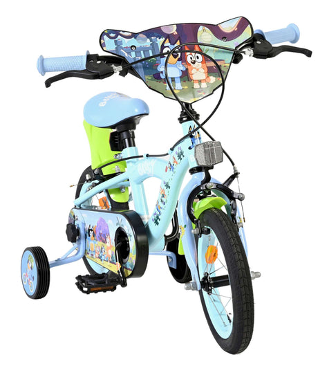 Bluey børnecykel 12 tommer - lyseblå - to håndbremser