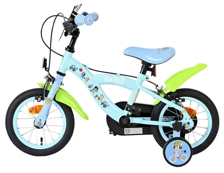 Bluey børnecykel 12 tommer - lyseblå - to håndbremser