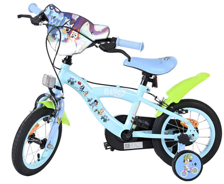 Bluey børnecykel 12 tommer - lyseblå - to håndbremser