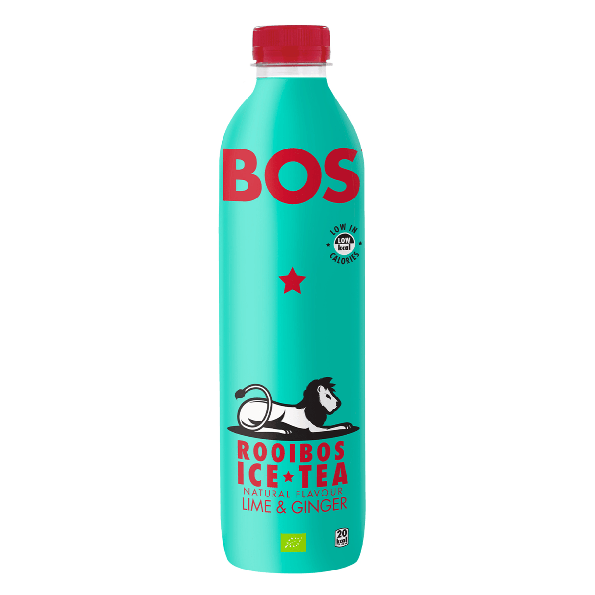 Bos ice tea lime ingefær bio pet 6x 1000ml)