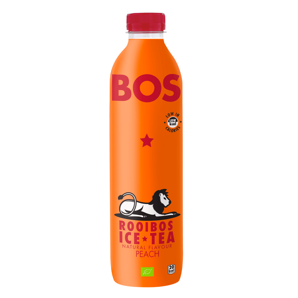Bos ice tea fersken bio-kæledyr (6x 1000 ml)