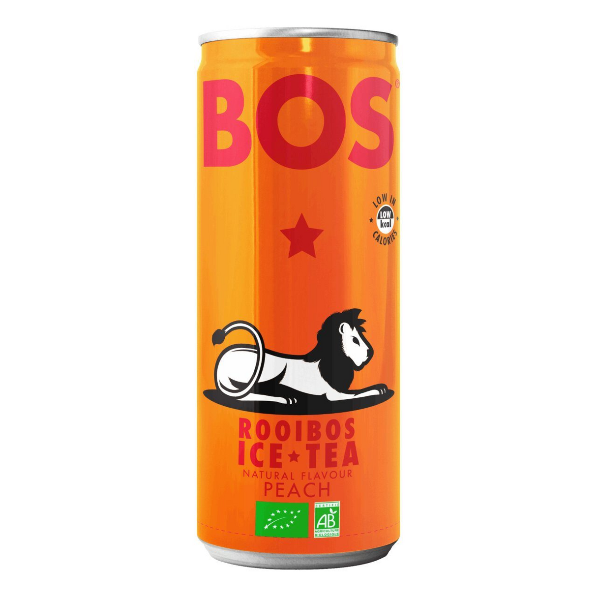 Bos ice tea fersken økologisk dåse (12x 250ml)