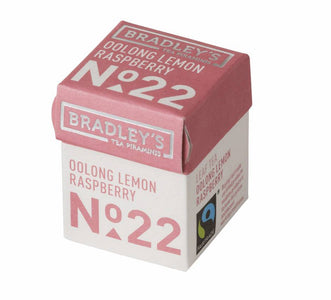 Bradleys piramini oolong citron hindbær te nr. 22 (30 stykker)