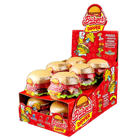 Sjov slik burger dipper (12x 21gr)
