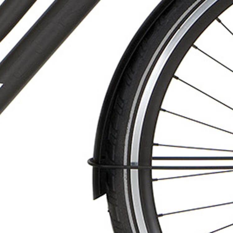 Cortina Fender til 28 Speed Jet Black Matt