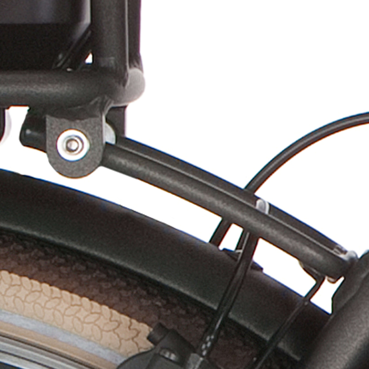 Cortina Achterdrager Bracket 110mm Bafang Black Gold Matt
