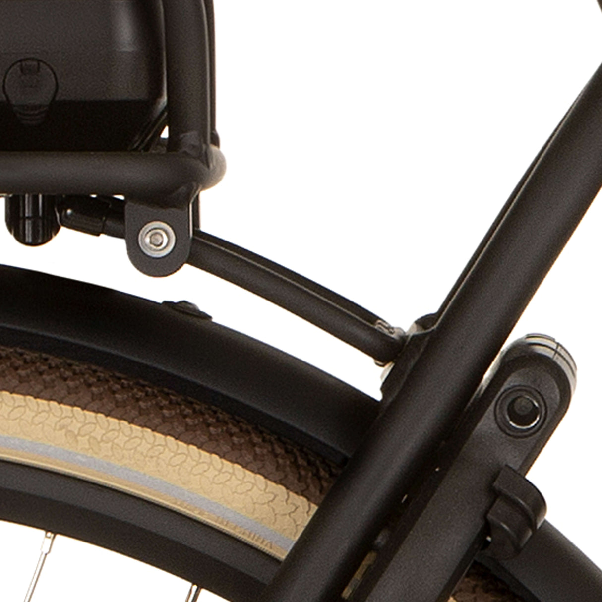 Cortina Achterdrager Bracket 150mm Bafang Jet Black Matt