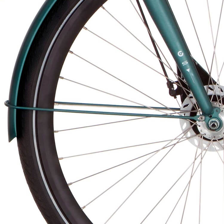 Cortina Fender Rod til 28 Speed Matt Beryl Green