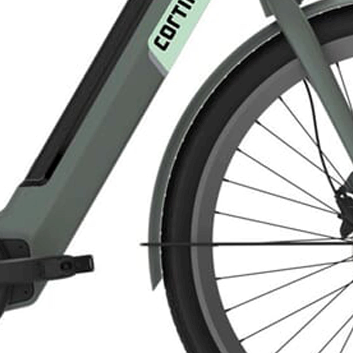 Cortina Fender til 28 E-Nite Titanic Green Matt