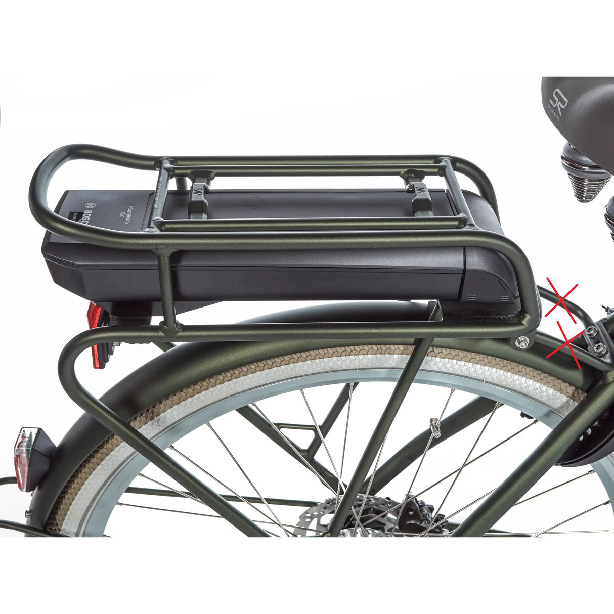 Cortina bagbærer e-u4 bosch hunter grøn mat